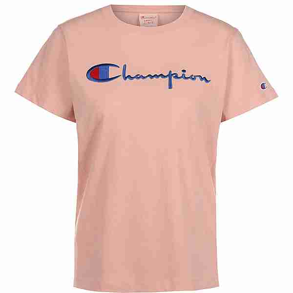 CHAMPION Crewneck T-Shirt Damen pink