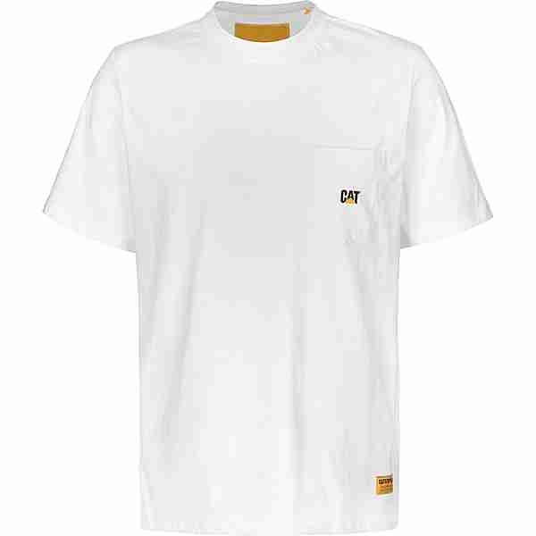 CATERPILLAR Cat Small Logo Pocket T-Shirt Herren weiß