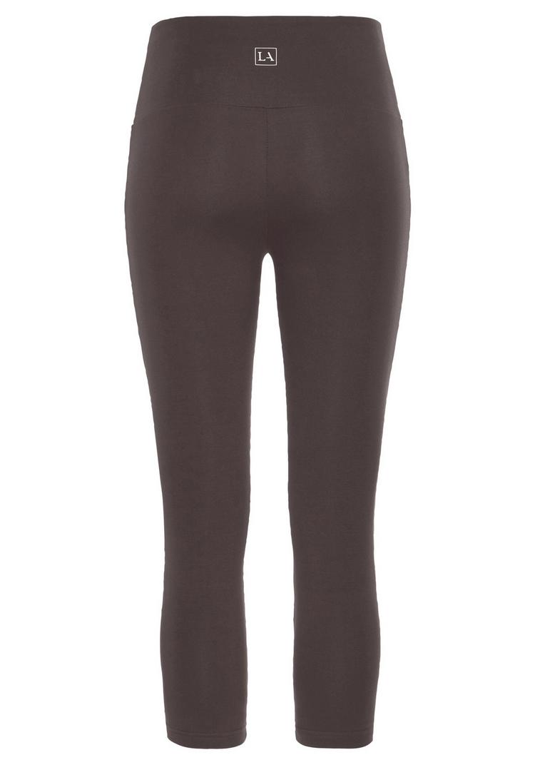 Lascana Lascana Caprileggings Tights Damen - braun - 0 | SportScheck