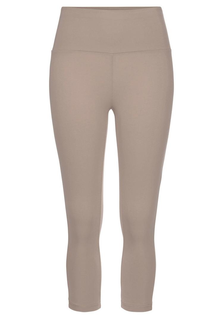 Lascana Lascana Caprileggings Tights Damen - beige - 0 | SportScheck