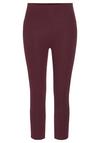 Lascana Caprileggings Tights Damen - weinrot