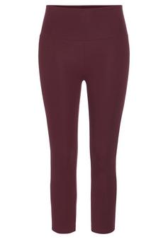 Lascana Caprileggings 7/8-Tights Damen weinrot