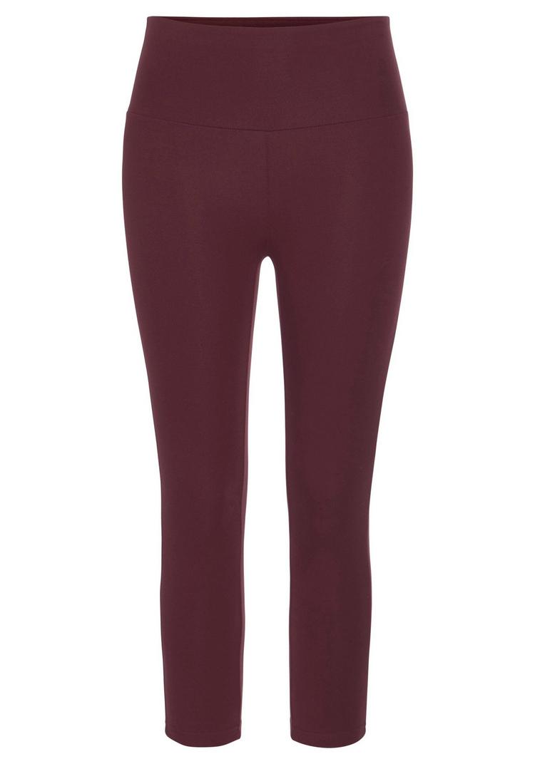 Lascana Lascana Caprileggings Tights Damen - weinrot - 0 | SportScheck