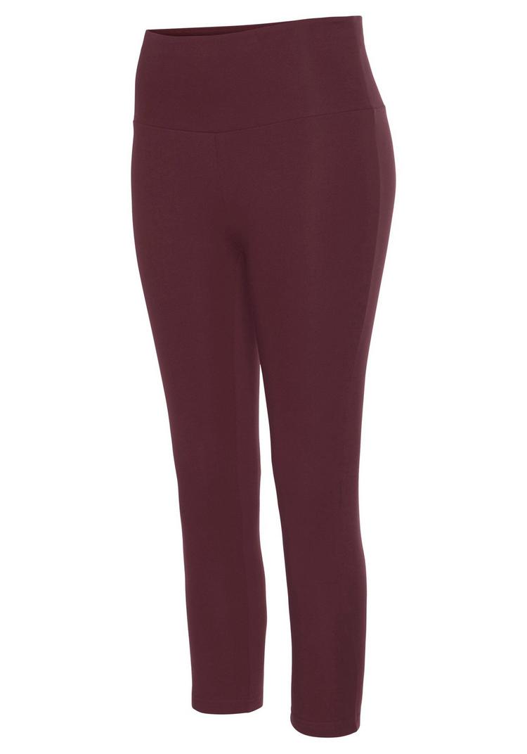 Lascana Lascana Caprileggings Tights Damen - weinrot - 3 | SportScheck