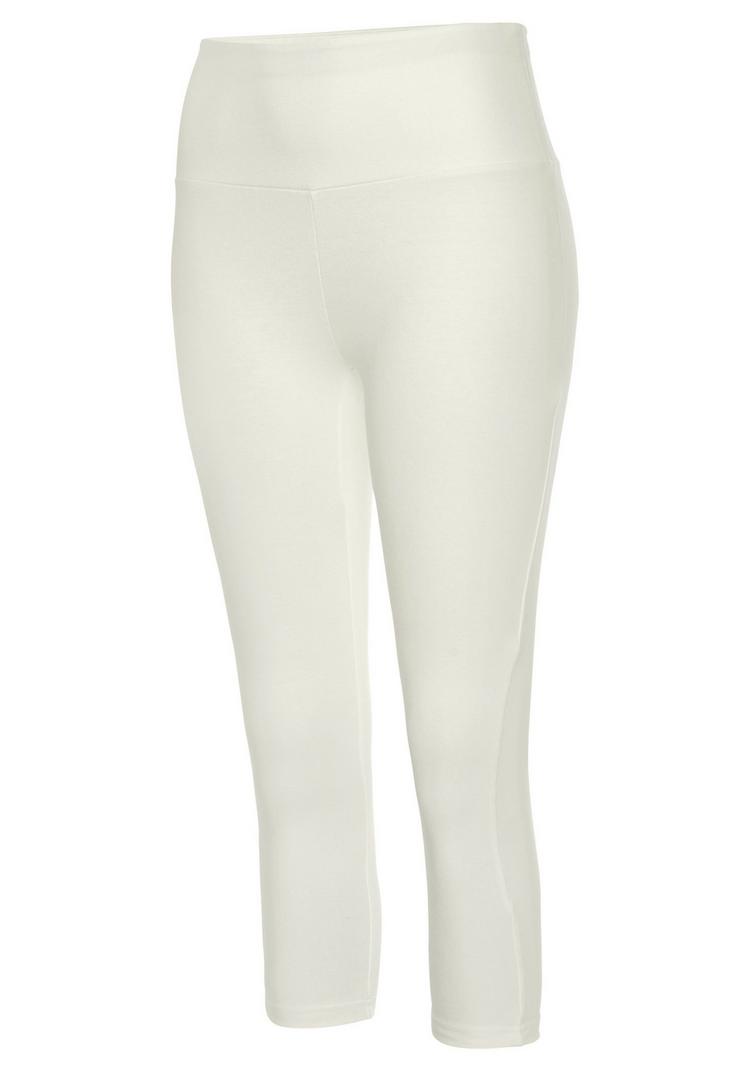 Lascana Lascana Caprileggings Tights Damen - offwhite - 3 | SportScheck