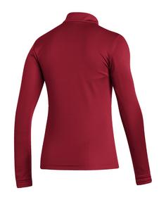 Rückansicht von adidas Entrada 22 HalfZip Sweatshirt Damen Funktionssweatshirt Damen rotweiss