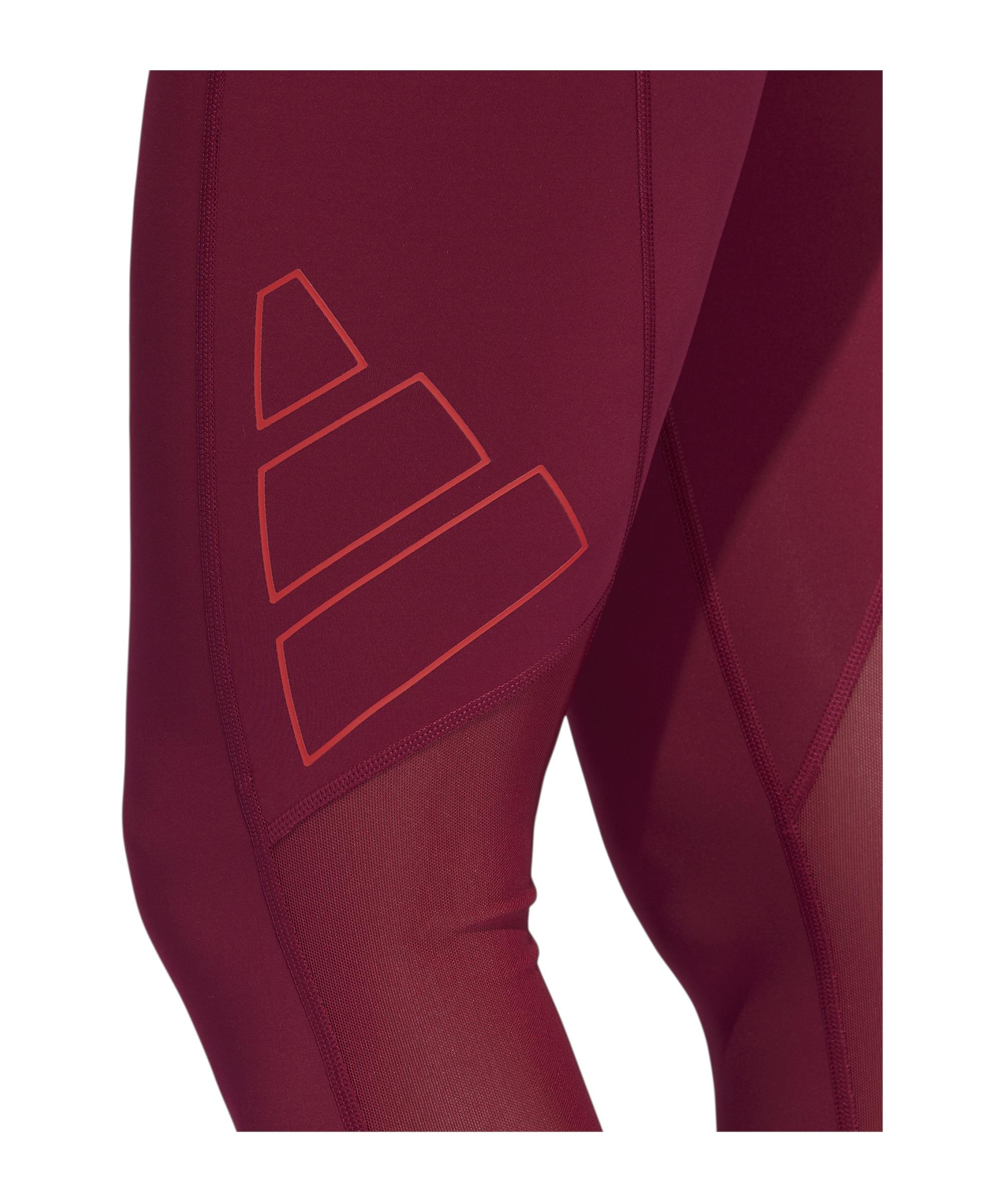 Adidas Techfit Leggings Training Damen Laufhose Damen rot im