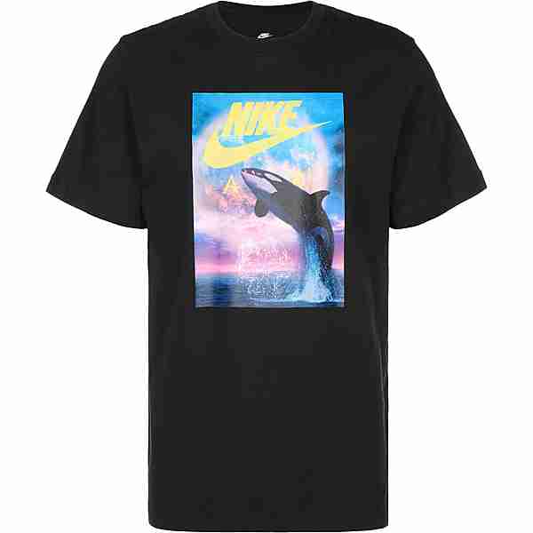 Nike Sportswear Whale Photo T-Shirt Herren schwarz