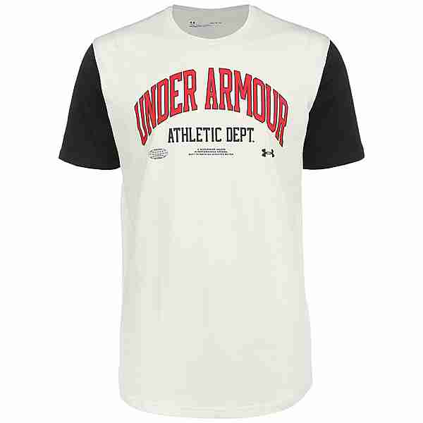 Under Armour Athletic Department Colorblock T-Shirt Herren weiß / schwarz