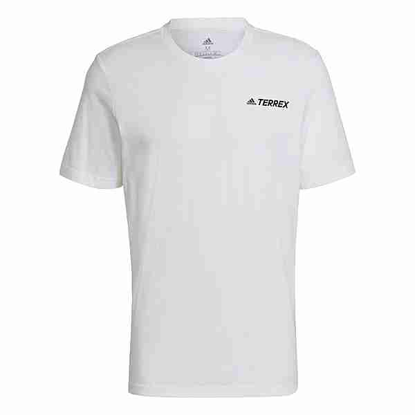 adidas TERREX Mountain Graphic T-Shirt Funktionsshirt Herren Weiß