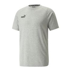 PUMA teamFINAL Casuals T-Shirt Funktionsshirt Herren grau