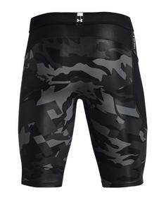 Rückansicht von Under Armour IsoChill Compression Long Short Funktionsunterhose Herren schwarz