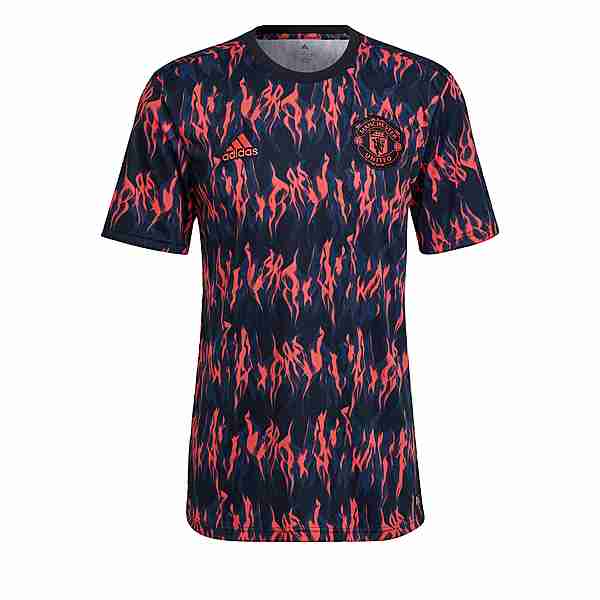 adidas Manchester United Pre-Match Shirt Fußballtrikot Herren Black / Shock Red