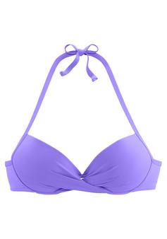 S.OLIVER Push-Up-Bikini-Top Bikini Oberteil Damen lila