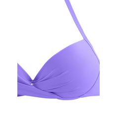 Rückansicht von S.OLIVER Push-Up-Bikini-Top Bikini Oberteil Damen lila