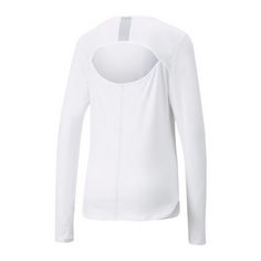 Rückansicht von PUMA Cloudspun Sweatshirt Running Damen Funktionssweatshirt Damen weiss