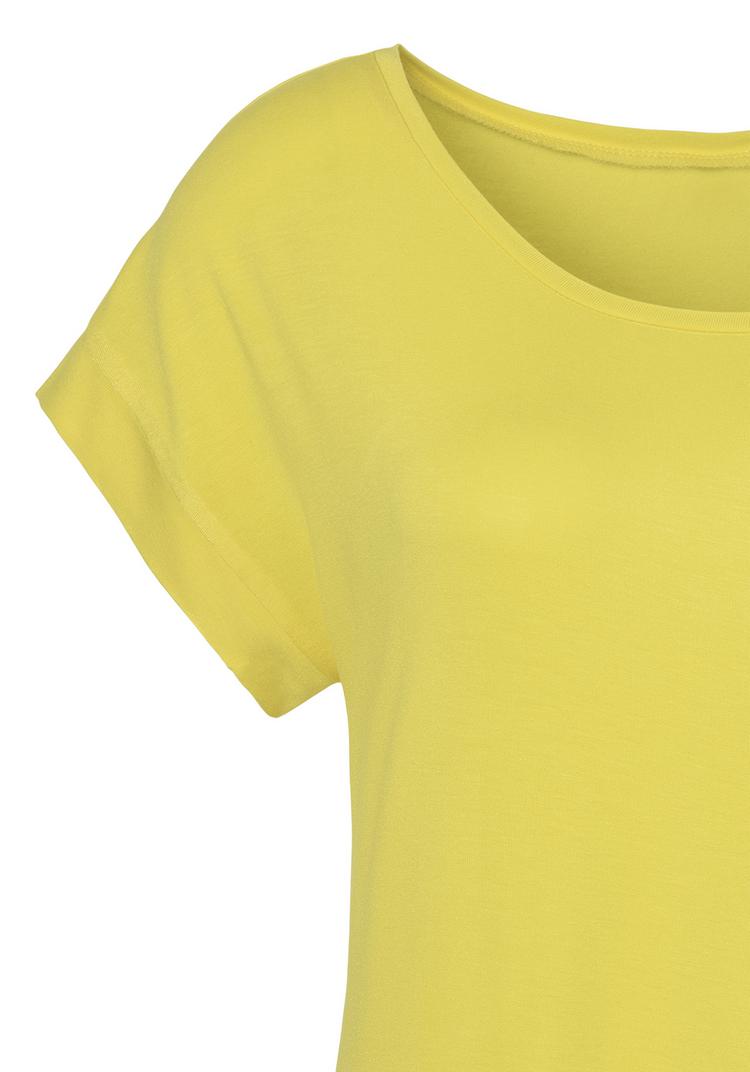 Vivance Vivance Kurzarmshirt T-Shirt Damen - gelb - 0 | SportScheck