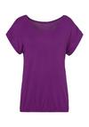 Vivance Kurzarmshirt T-Shirt Damen - lila