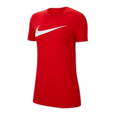 Nike Park 20 T-Shirt Swoosh Damen T-Shirt Damen rotweiss