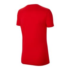 Rückansicht von Nike Park 20 T-Shirt Swoosh Damen T-Shirt Damen rotweiss