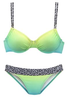 KangaROOS Bügel-Bikini Bikini Set Damen türkis-grün