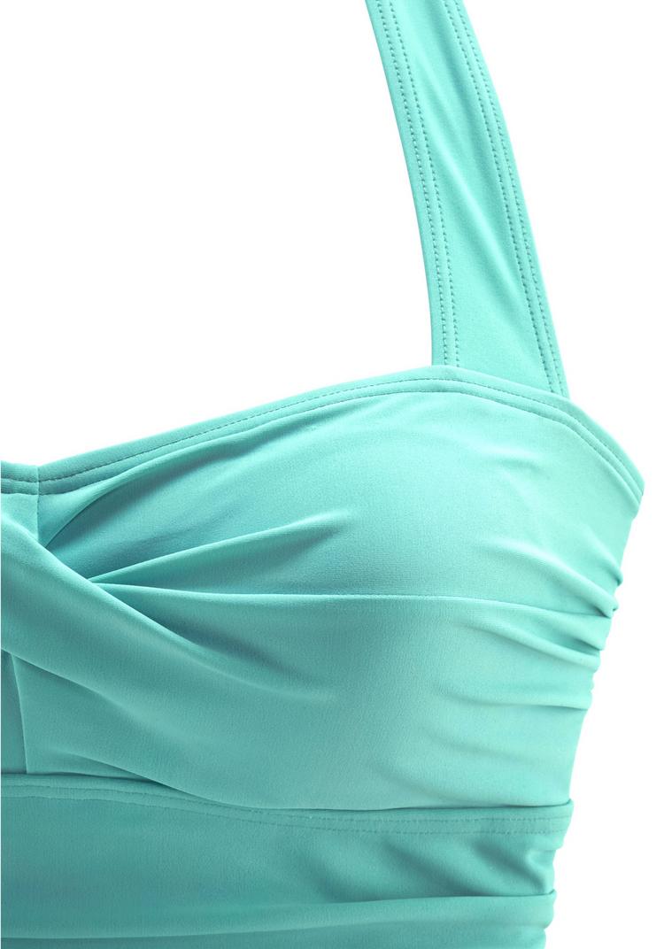 Lascana Lascana Badeanzug Badeanzug Damen - schwarz-mint - 0 | SportScheck