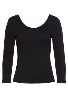 Lascana Langarmshirt Langarmshirt Damen schwarz