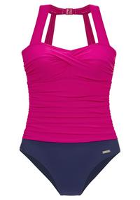 Lascana Badeanzug Badeanzug Damen - beere - blau