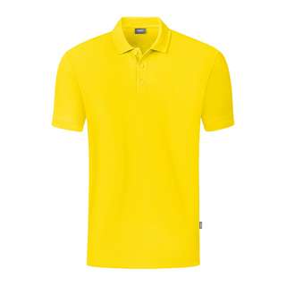 JAKO Organic Polo Shirt Poloshirt Herren gelb