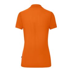 Rückansicht von JAKO Organic Poloshirt Damen Poloshirt Damen orange