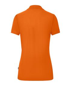 Rückansicht von JAKO Organic Poloshirt Damen Poloshirt Damen orange