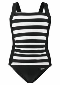 Bench Badeanzug Badeanzug Damen - schwarz-wei&szlig;