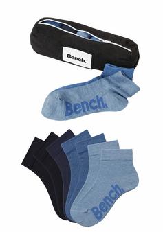 Bench Kurzsocken Sportsocken blau dunkelblau jeansblau