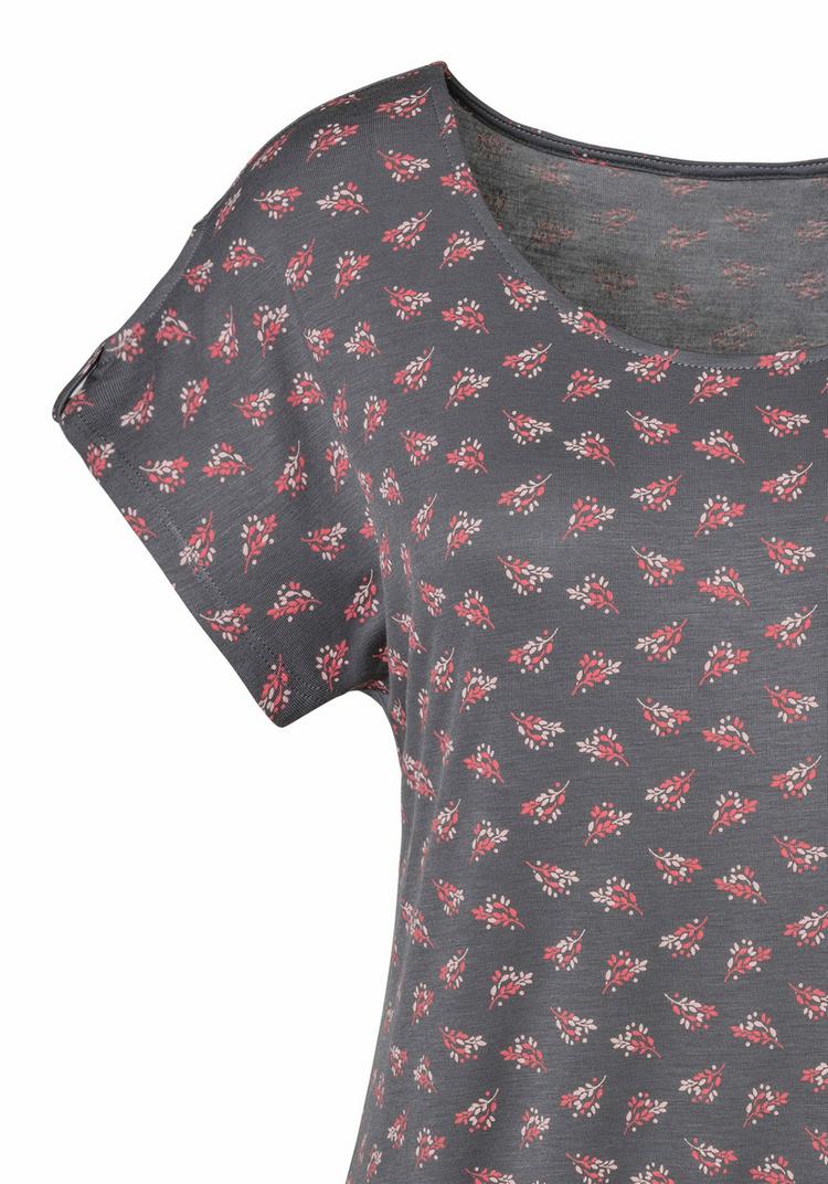 Lascana Lascana T-Shirt T-Shirt Damen - dunkelgrau - 0 | SportScheck