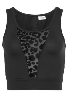 LASCANA Active Funktionsshirt Croptop Damen schwarz