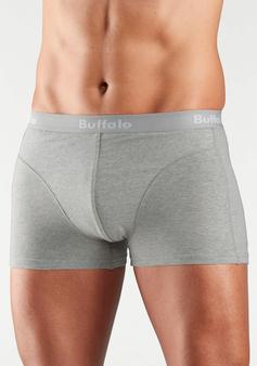 Rückansicht von Buffalo Boxer Boxershorts Herren navy, türkis, grau-meliert