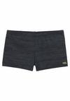 BRUNO BANANI Boxer-Badehose Badehose Herren - schwarz-grau