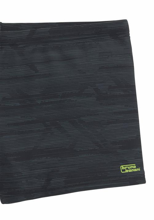 Rückansicht von BRUNO BANANI Boxer-Badehose Badeshorts Herren schwarz-grau