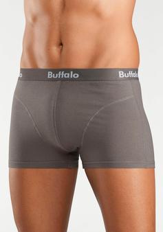 Rückansicht von Buffalo Boxer Boxershorts Herren lila petrol grau