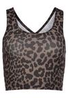 LASCANA Active Funktionsshirt Funktionsshirt Damen - nougat-leo