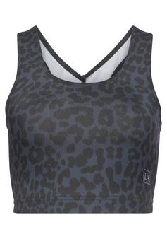 LASCANA Active Funktionsshirt Funktionsshirt Damen anthrazit leo