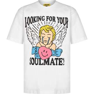 Market Smiley Fortune Ball Soul Mate T-Shirt Herren weiß