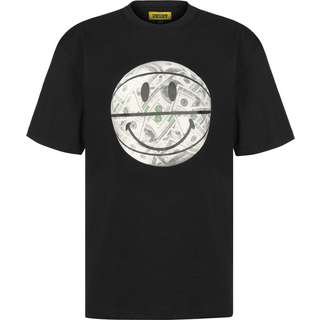 Market Smiley Money Ball T-Shirt Herren schwarz