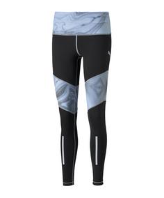 PUMA individualLIGA Instinct Leggings Damen Laufhose Damen schwarzgrau