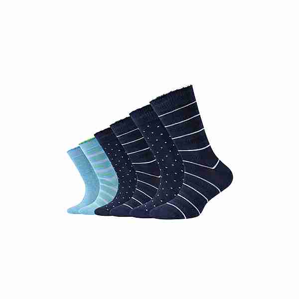 Camano ca-soft Bows mit Bio-Baumwolle Sneakersocken blue