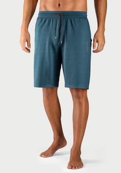 Rückansicht von Bench Sweatshorts Sweatshorts Herren petrol-meliert