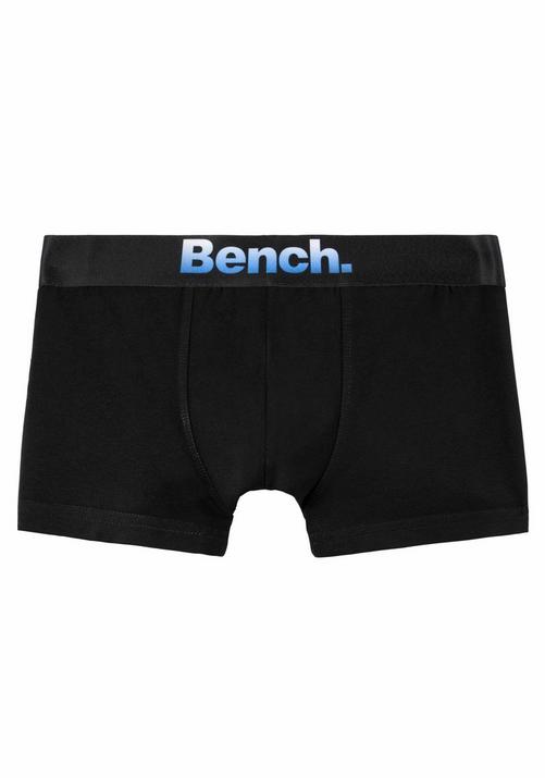 Rückansicht von Bench Boxer Boxershorts Herren schwarz