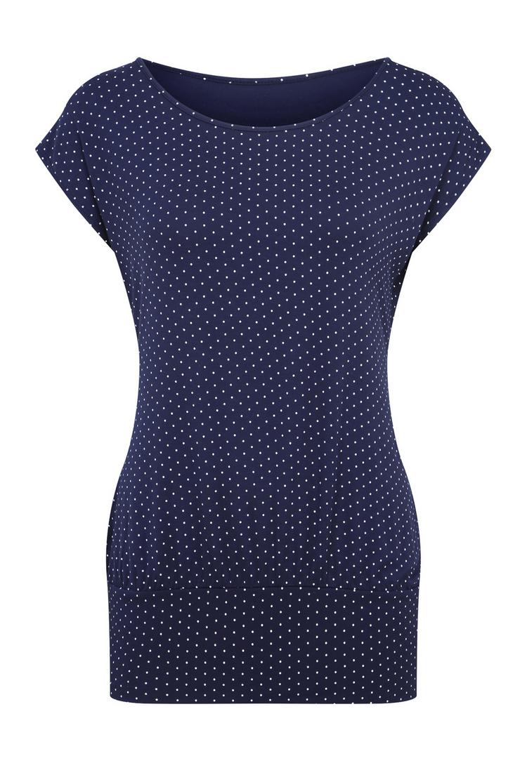 Lascana Lascana Longshirt Longshirt Damen - marine-gepunktet - 0 | SportScheck