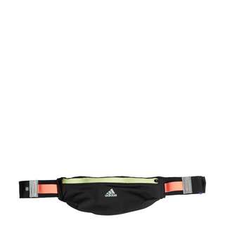 adidas Laufgürtel Sporttasche Black / Pulse Lime / Reflective Silver
