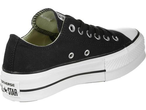 Rückansicht von CONVERSE CTAS LIFT OX Sneaker Damen black-garnet-white